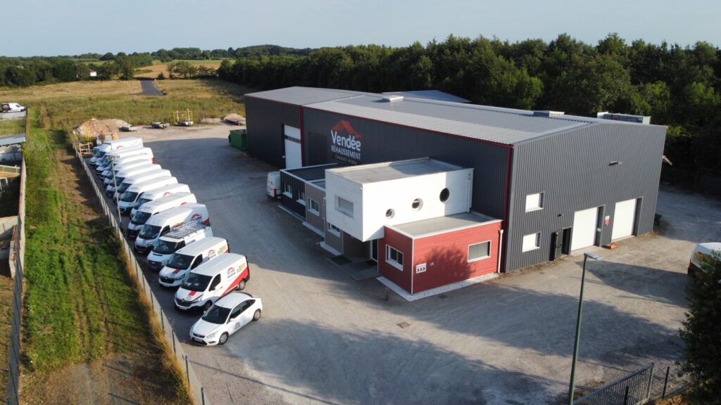Batiment de l'entreprise Vendée Réhaussement