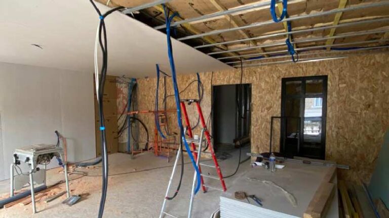 Construction d'une extension en ossature bois