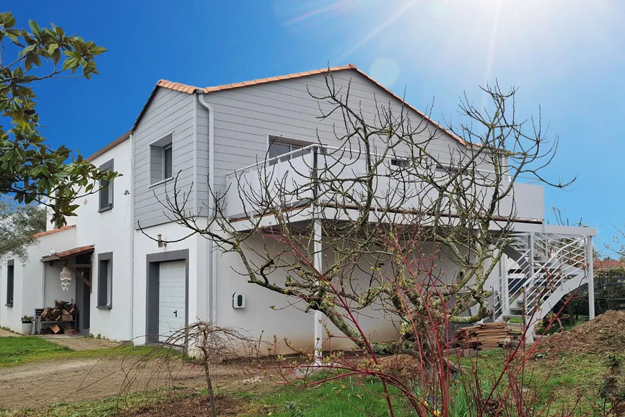 Réhaussement de maison près de la Roche sur yon en Vendée